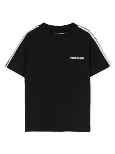 Palm Angels Kids'  T-shirts And Polos Black