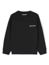 Palm Angels Logo-print Cotton Sweatshirt In Black