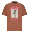 PALM ANGELS PALM ANGELS T-SHIRTS AND POLOS BROWN