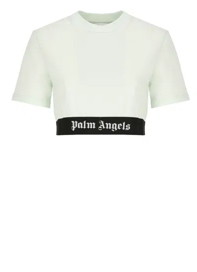 Palm Angels T-shirts And Polos Green