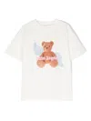Palm Angels T-shirts And Polos White In White