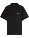 Palm Angels Classic Logo Embroidered Polo In Black