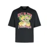 Palm Angels Rest And Relax Graphic Cotton T-shirt In Black