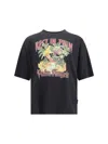 Palm Angels Rest In Palm Cotton T-shirt In Black