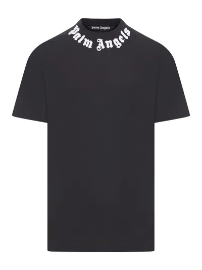 Palm Angels T-shirts In Black Of White