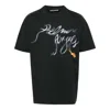 Palm Angels Foggy Logo-print T-shirt In Multicolor