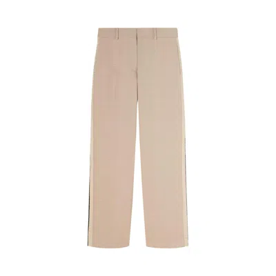 Pre-owned Palm Angels Tab Knit Suit Pants 'beige' | Tan | Women's Size 46 In Brown