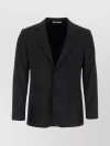 PALM ANGELS TAILORED BLAZER WITH REAR VENT AND NOTCH LAPELS