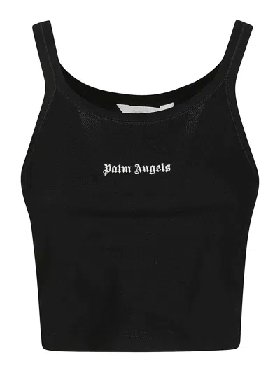 Palm Angels Tank Top In Black