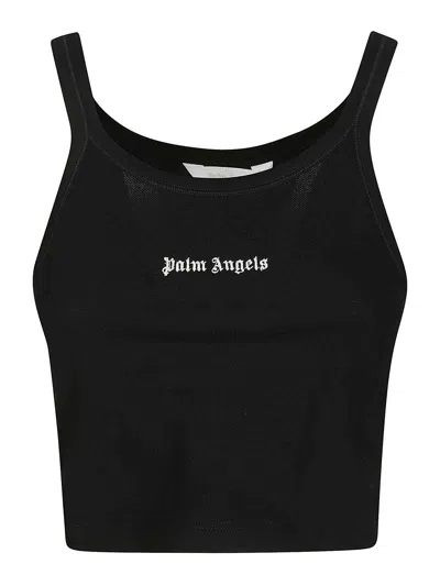 Palm Angels New Classic Sport Top In Black
