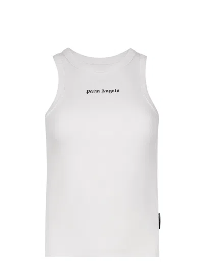 Palm Angels Tank Top In White