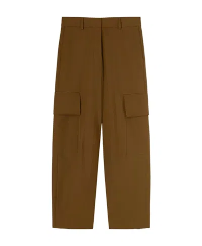 PALM ANGELS PALM ANGELS MID RISE TAPERED CARGO PANTS