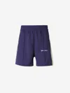 Palm Angels Classic Logo Track Shorts Navy Blue  Off