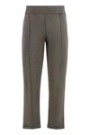 Palm Angels Techno Fabric Track Pants In Green