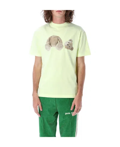 Palm Angels Teddy Bear Cotton T-shirt In White