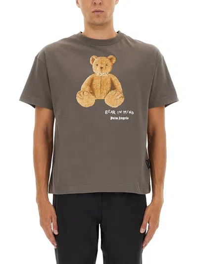 PALM ANGELS TEDDY BEAR GRAPHIC RELAXED FIT T-SHIRT