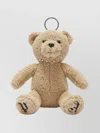 Palm Angels Teddy Bear Keyring With Textured Finish