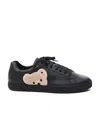 Palm Angels New Teddy Bear Tennis Sneaker In Black