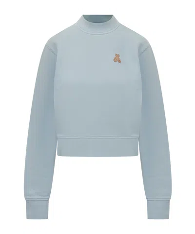 PALM ANGELS PALM ANGELS TEDDY BEAR MOTIF SWEATSHIRT