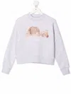 TEDDY BEAR-PRINT COTTON SWEATSHIRT