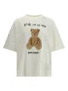 Palm Angels Bear In Mind T-shirt In Cotton In White