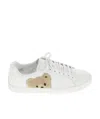 Palm Angels Teddy Bear Low-top Sneakers In White