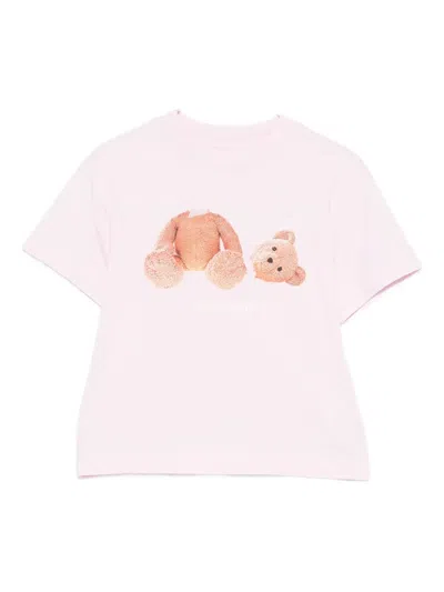 Palm Angels Teddy-print T-shirt In Pink