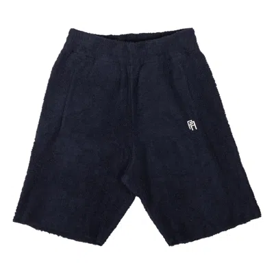 Pre-owned Palm Angels Terry Sweatshorts 'navy' | Blue | Men's Size Xs
