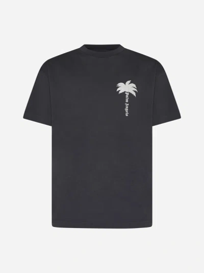 Palm Angels The Palm T-shirt In Grey