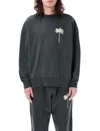 PALM ANGELS THE PALM GD SWEATSHIRT IN GREY FOR MEN, SS24