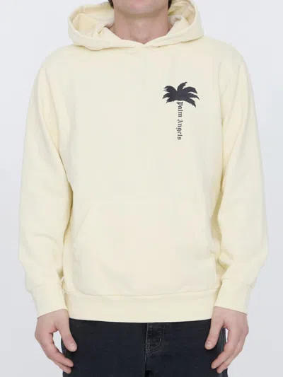 Palm Angels The Palm Hoodie In White