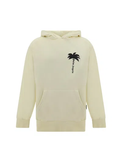 Palm Angels The Palm Hoodie In Off White Black