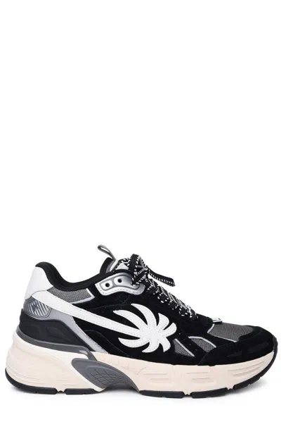 PALM ANGELS THE PALM RUNNER ROUND TOE SNEAKERS