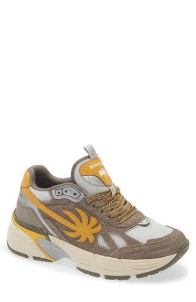 Palm Angels The Palm Runner Sneaker In Gray