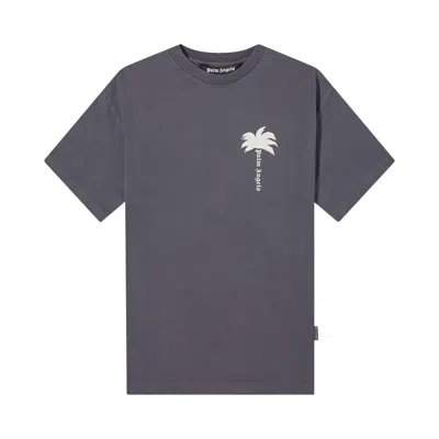 Pre-owned Palm Angels The Palm T-shirt 'dark Grey/off White'