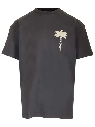 Palm Angels The Palm T-shirt In Grey