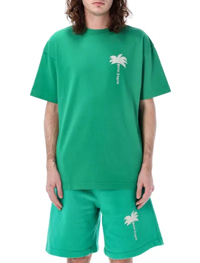 Palm Angels The Palm T-shirt In Green