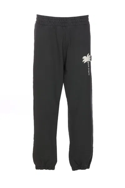 Palm Angels The Palm Track Pants In Dark Grey