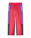 Palm Angels Thunderbolt Colour-block Ski Trousers In Red