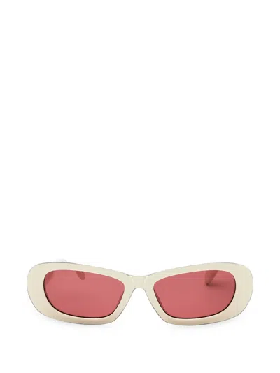 Palm Angels Tinted-lens Sunglasses In White