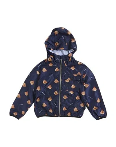 Palm Angels Babies'  Toddler Boy Jacket Navy Blue Size 6 Polyester