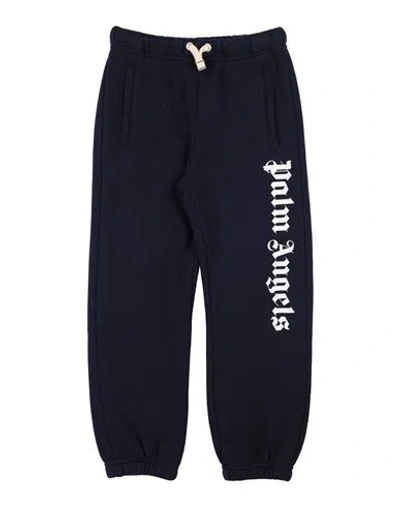 Palm Angels Babies'  Toddler Boy Pants Midnight Blue Size 4 Cotton In Black