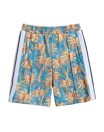 Palm Angels Babies'  Toddler Boy Shorts & Bermuda Shorts Blue Size 6 Polyester, Cotton