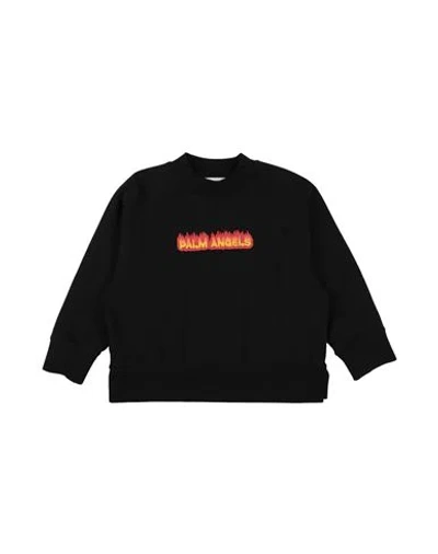 Palm Angels Babies'  Toddler Boy Sweatshirt Black Size 4 Cotton