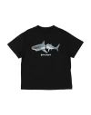 Palm Angels Toddler Boy T-shirt Black Size 4 Cotton In Black