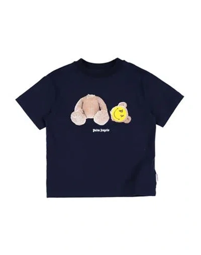 Palm Angels Babies'  Toddler Boy T-shirt Midnight Blue Size 6 Cotton