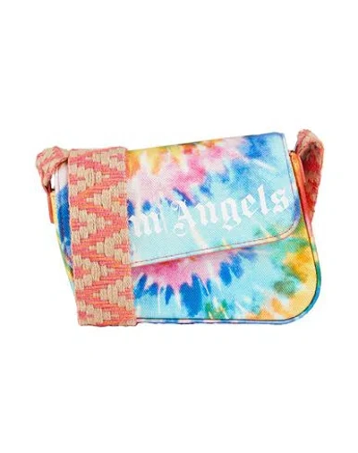 Palm Angels Babies'  Toddler Girl Cross-body Bag Turquoise Size - Cotton In Blue