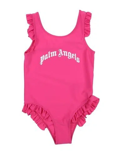 Palm Angels Babies'  Toddler Girl One-piece Swimsuit Fuchsia Size 6 Polyamide, Elastane In Pink
