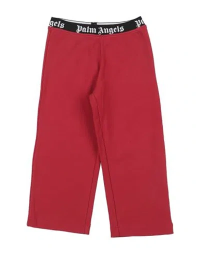 Palm Angels Babies'  Toddler Girl Pants Red Size 4 Cotton, Polyamide, Polyester, Elastane