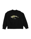 Palm Angels Toddler Girl Sweatshirt Black Size 4 Cotton, Elastane In Black